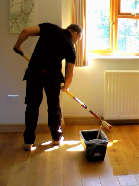 Лакировка паркета