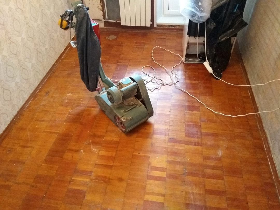 Шлифовка модульного паркета Шлифовка модульного паркета